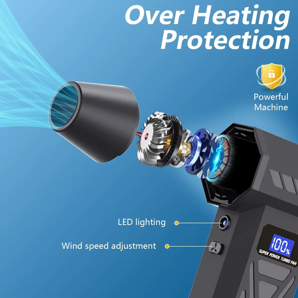 AeroJet Pro | منفاخ هواء لاسلكي قوي للتنظيف في ليبيا
